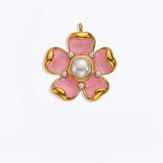 Spring Bloom Pearl Pendant– Soft Elegance Collection