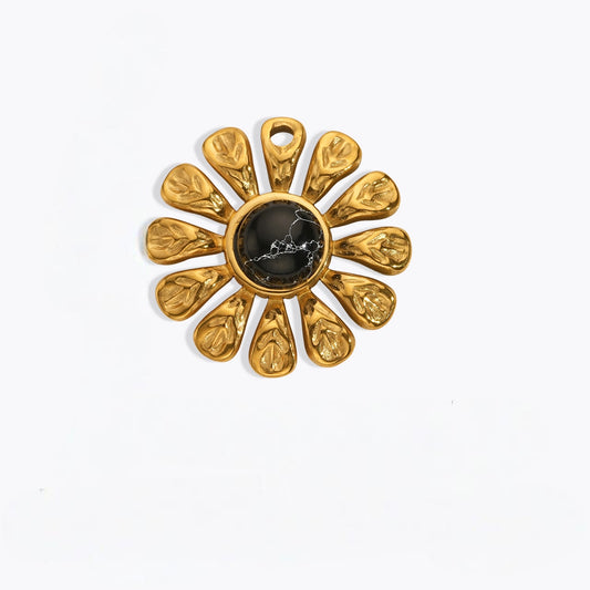 Sun-Kissed Heart - Sunflower Energy Pendant
